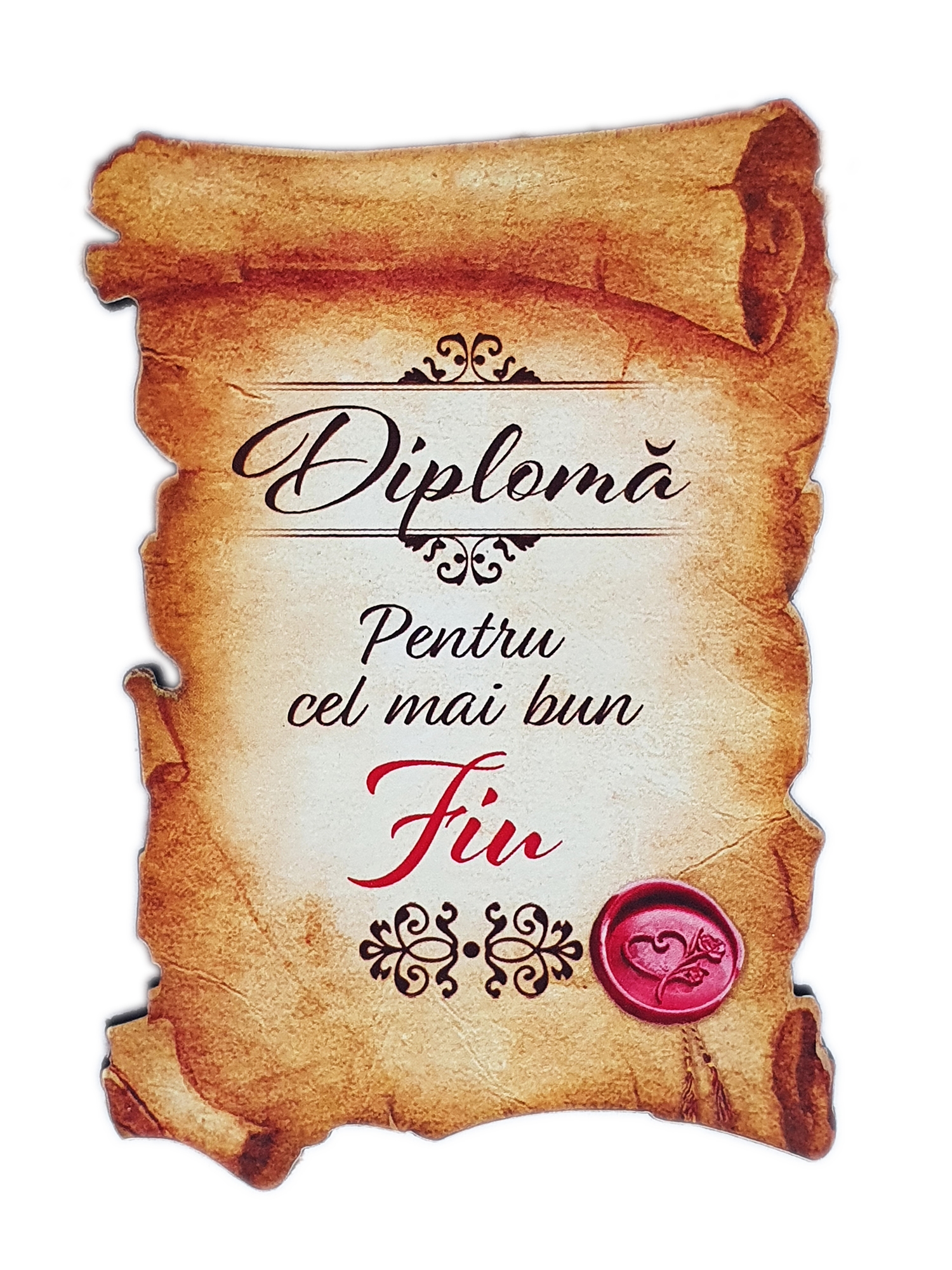 Magnet de frigider - Diplomă pentru cel mai bun fiu Magnet de frigider - Diplomă pentru cel mai bun fiu