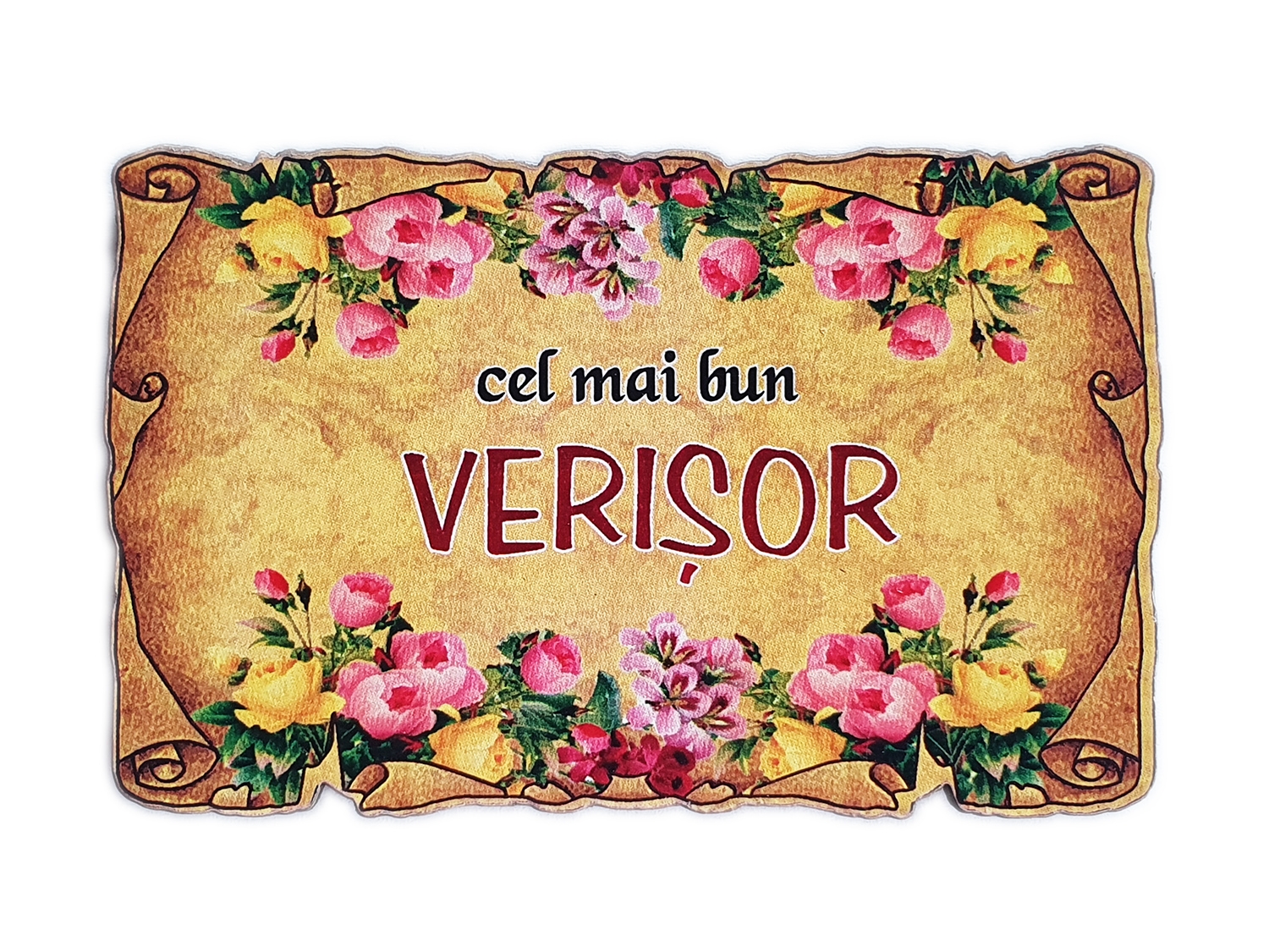 Magnet de frigider - Diplomă pentru cel mai bun verișor Magnet de frigider - Diplomă pentru cel mai bun verișor