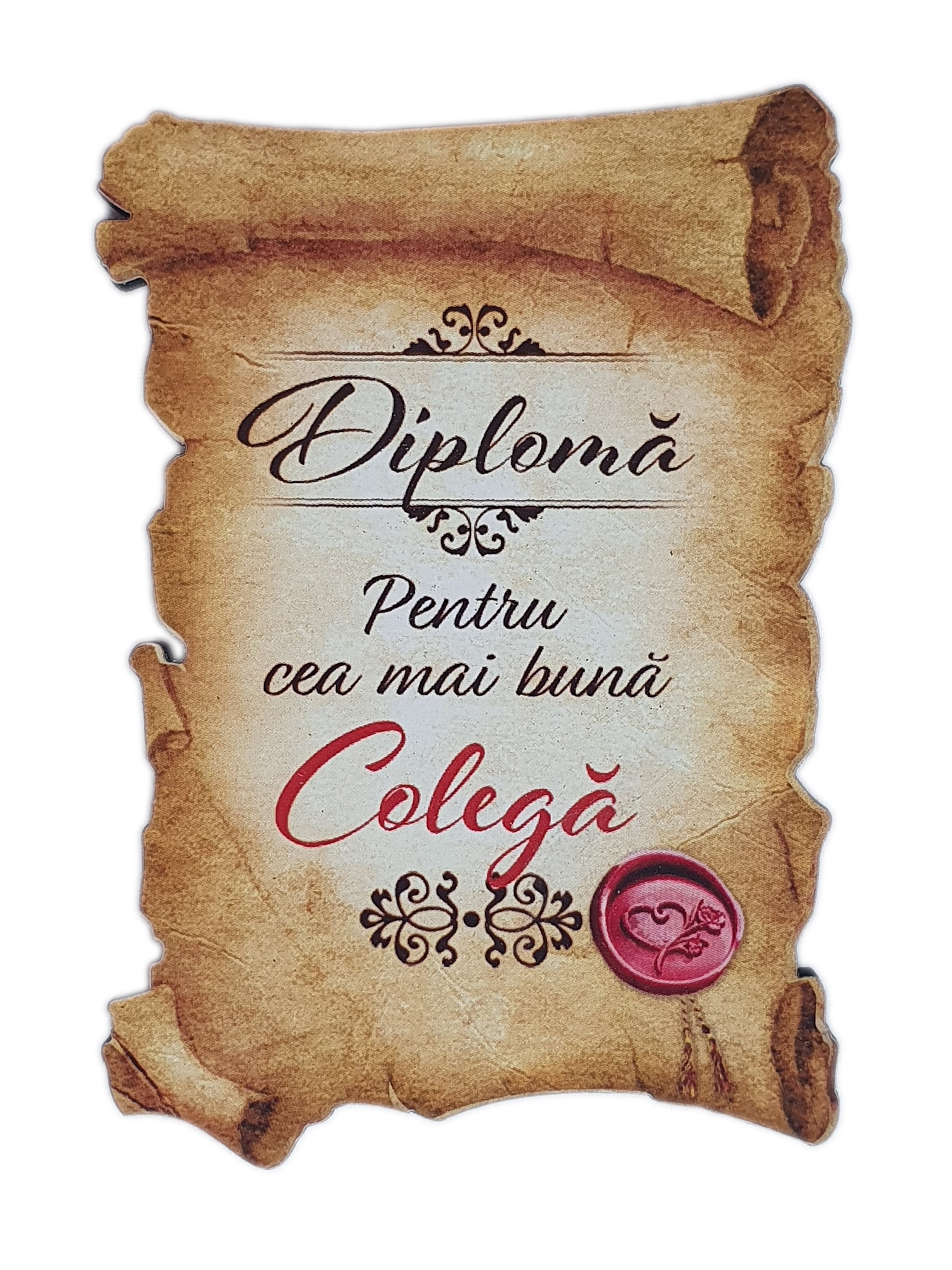 Magnet de frigider - Diplomă pentru cea mai buna colegă Magnet de frigider - Diplomă pentru cea mai buna colegă