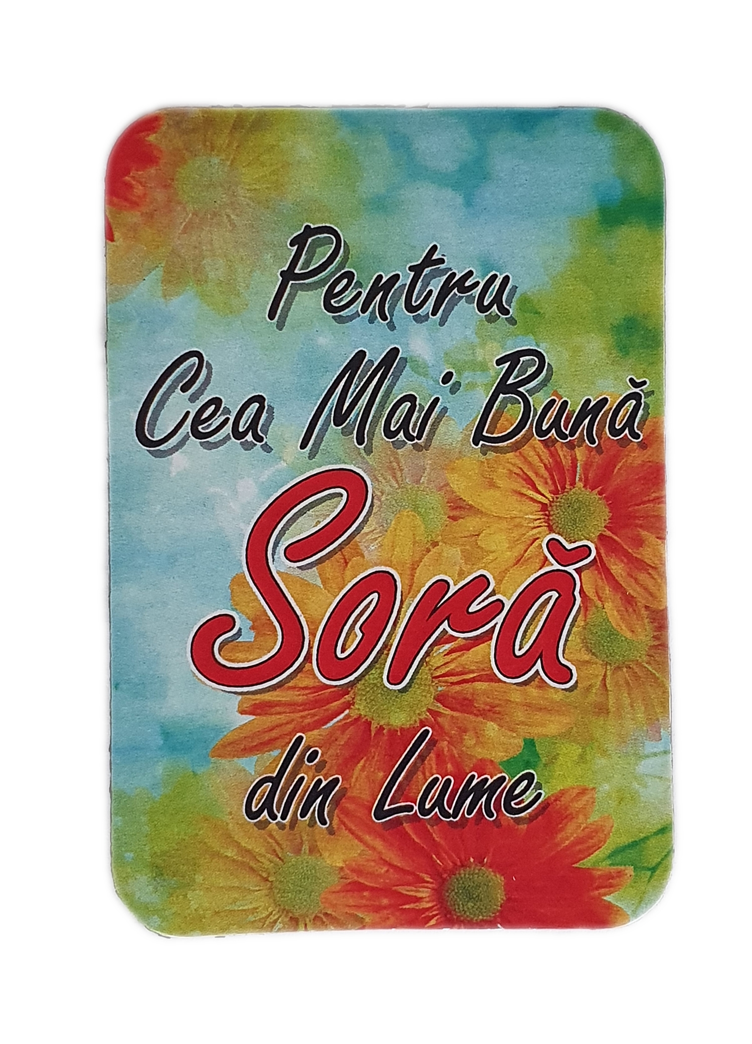 Magnet de frigider - Pentru cea mai buna sora Magnet de frigider - Pentru cea mai buna sora