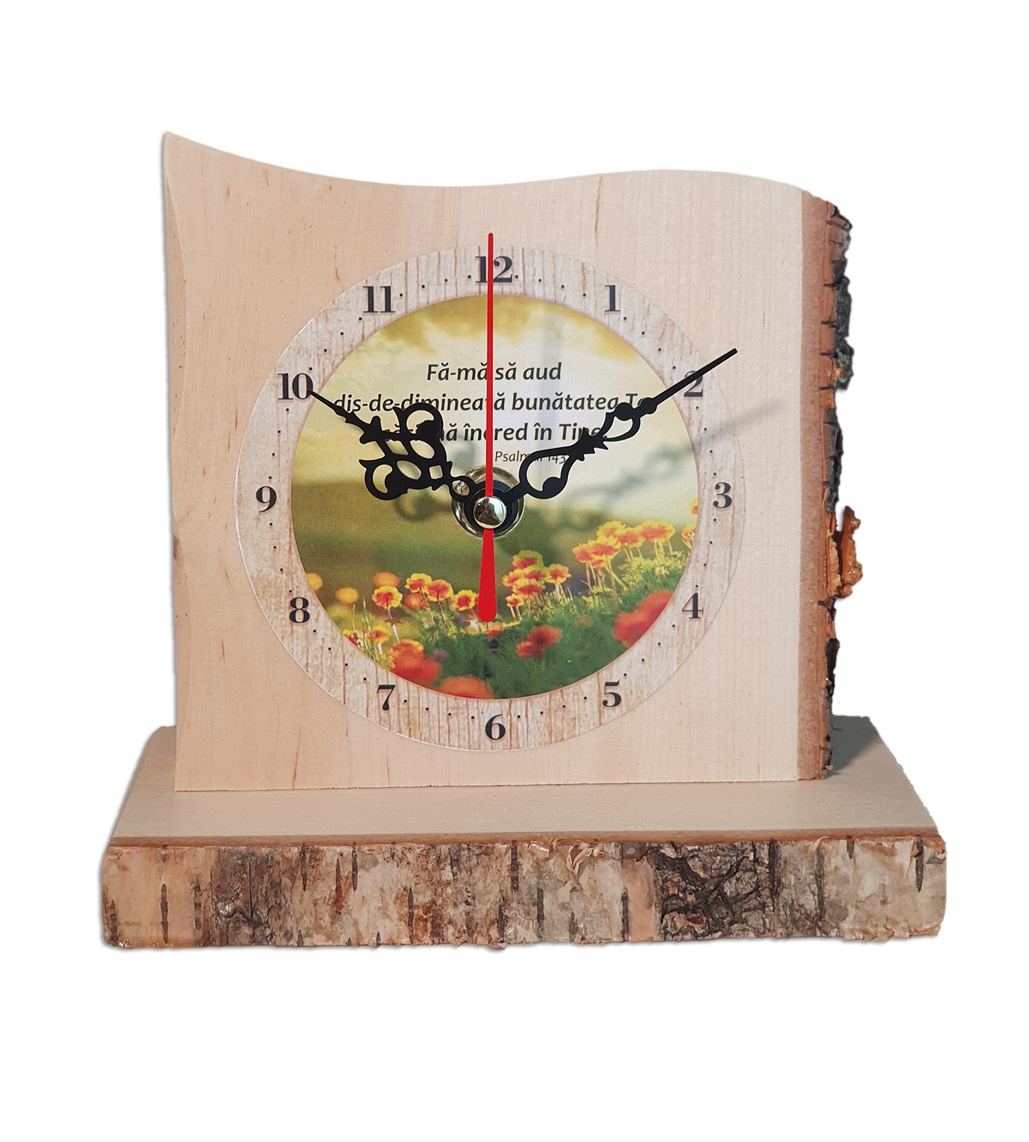 Ceas de masa cu mesaj crestin  - Fa-ma sa aud dis-de-dimineata Ceas de masa cu mesaj crestin  - Fa-ma sa aud dis-de-dimineata