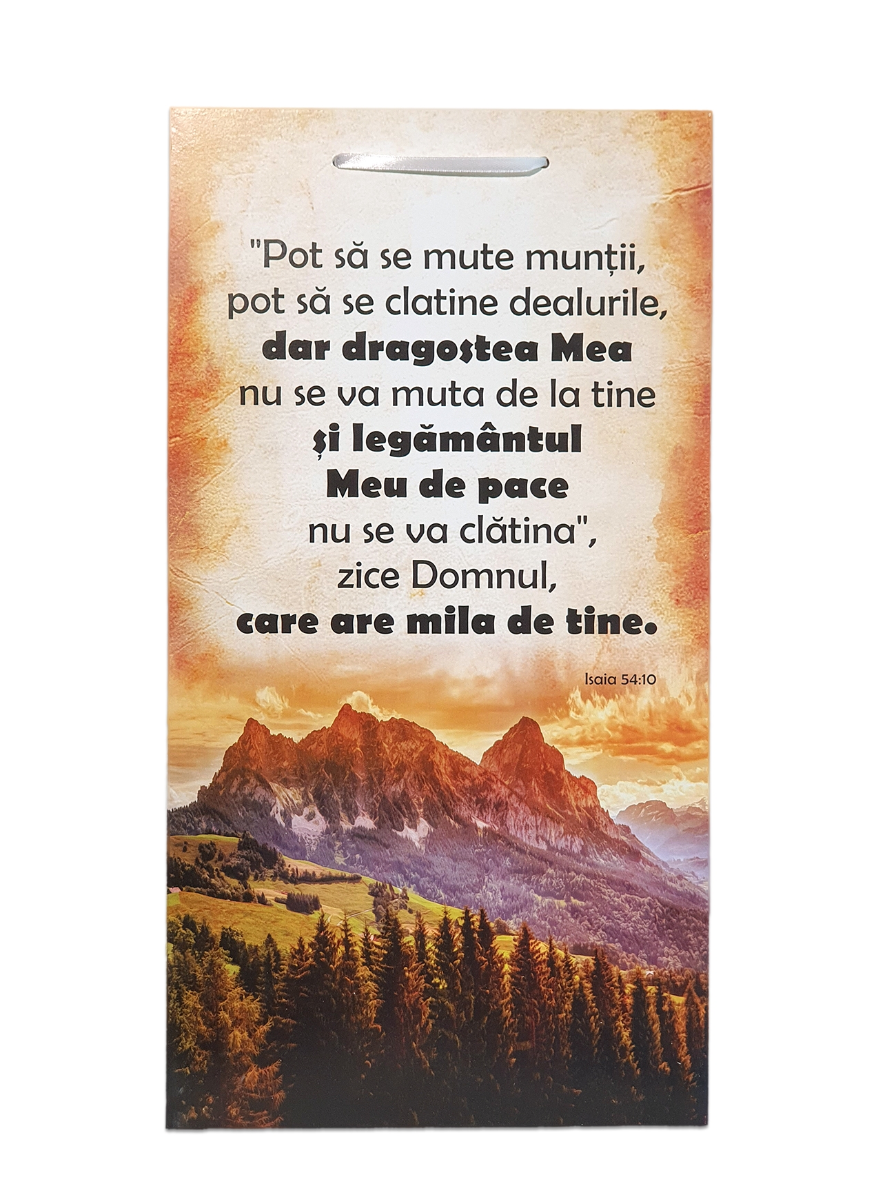 Tablou cu mesaj crestin - Pot sa se mute muntii Tablou cu mesaj crestin - Pot sa se mute muntii