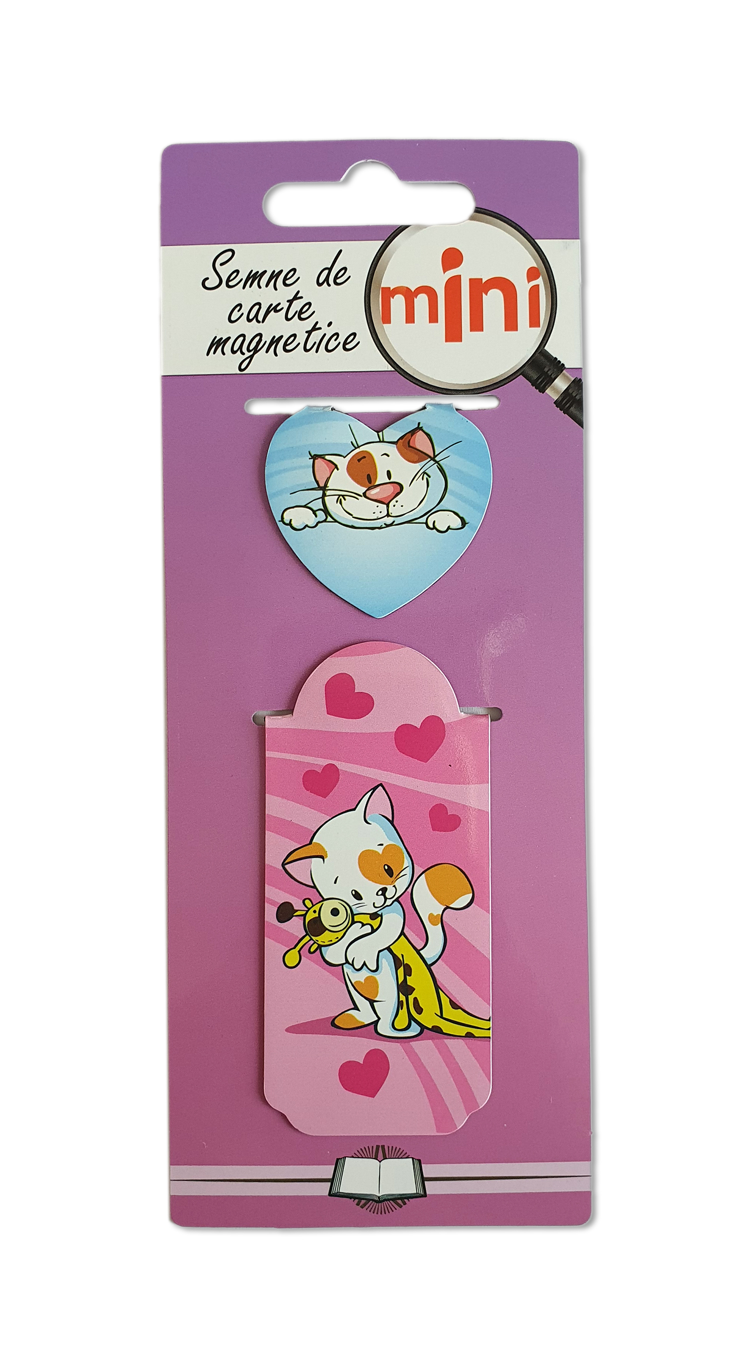 Semn de carte magnetic - Pisică Semn de carte magnetic - Pisică