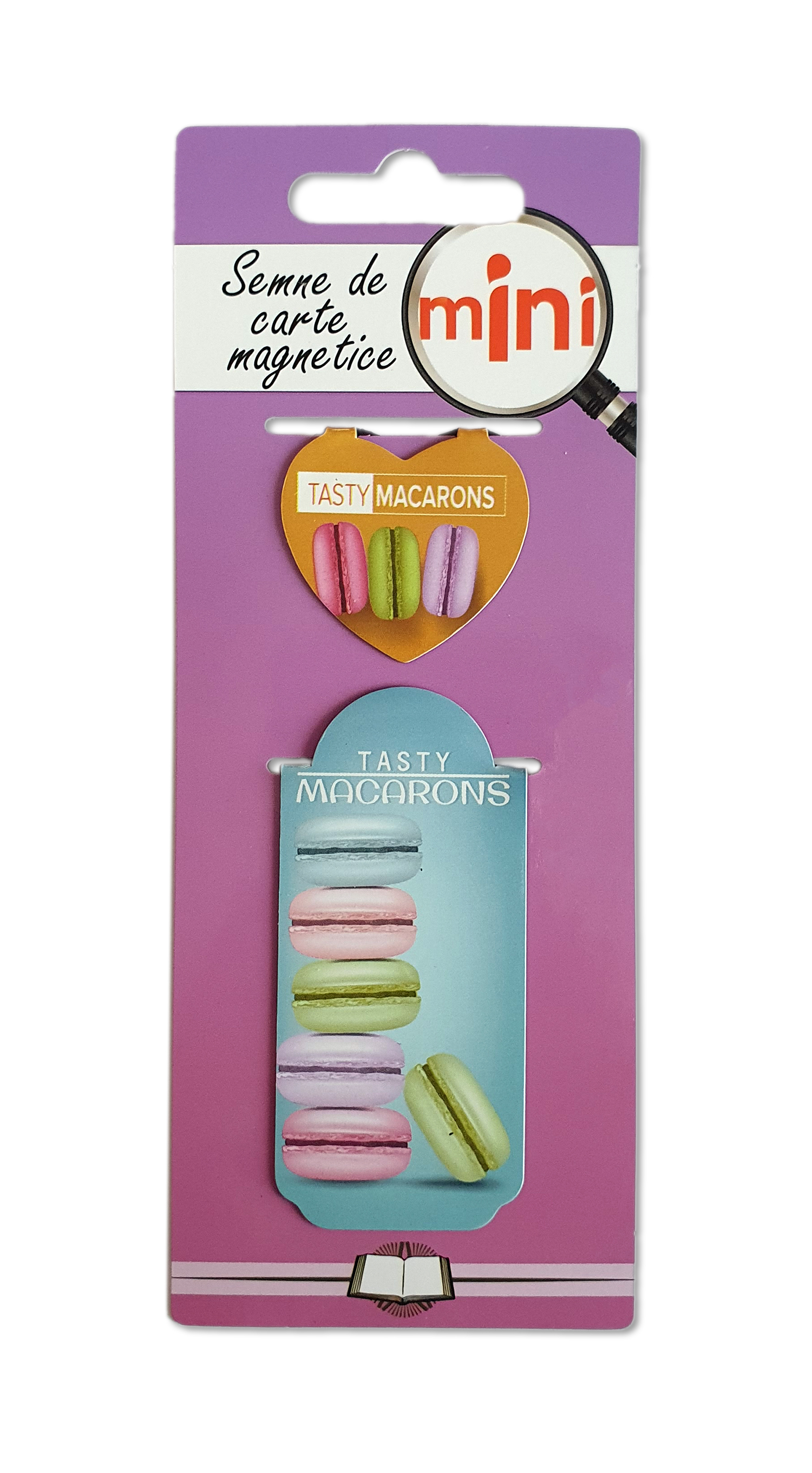 Semn de carte magnetic - Tasty macarons Semn de carte magnetic - Tasty macarons