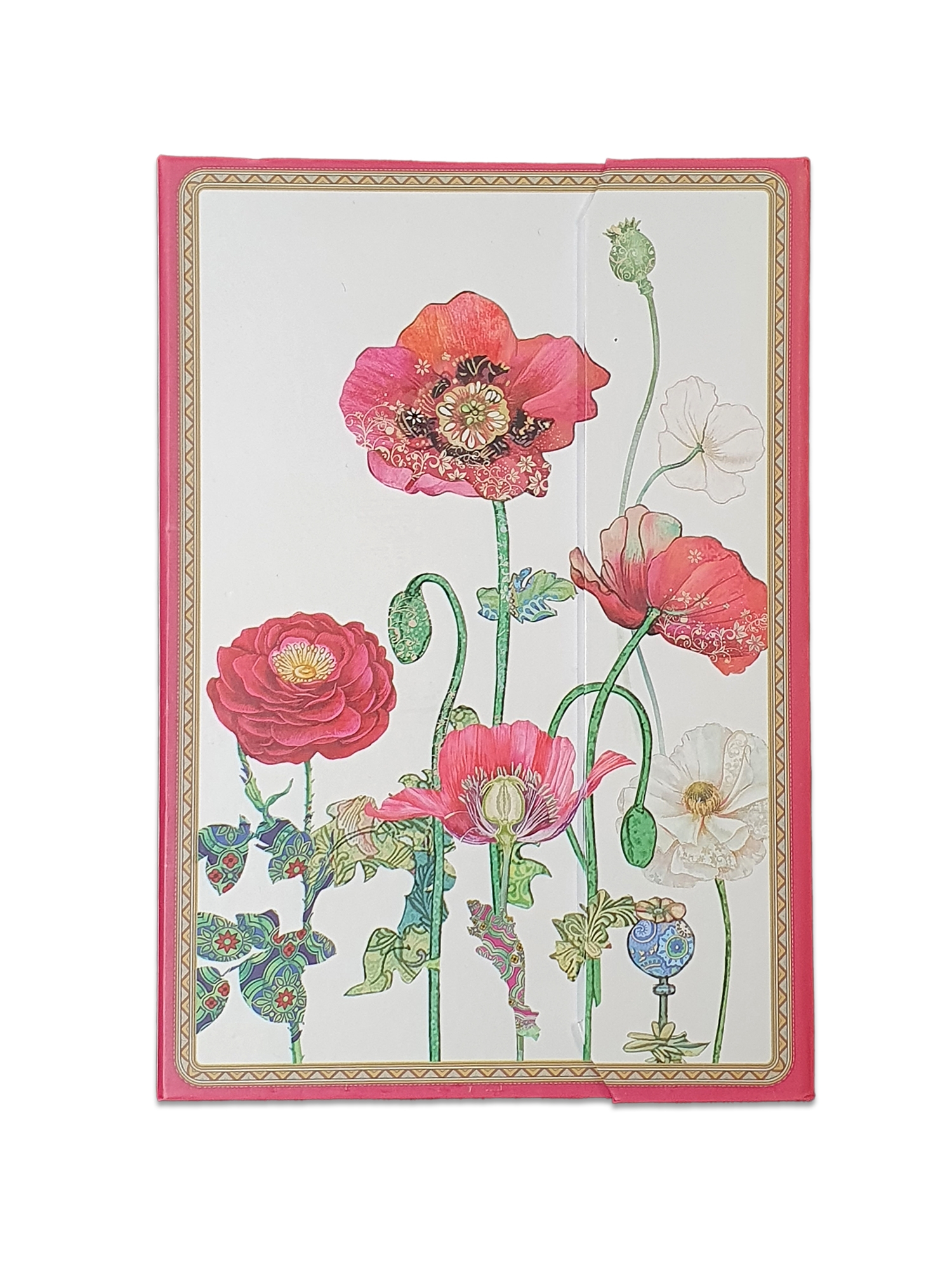 Caiet multifunctional pentru femei/fete – Desgin cu flori de mac Caiet multifunctional pentru femei/fete – Desgin cu flori de mac