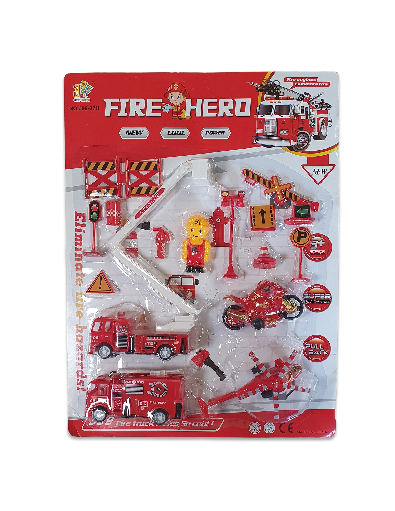 Set pompieri - Jucarii de plastic Set pompieri - Jucarii de plastic