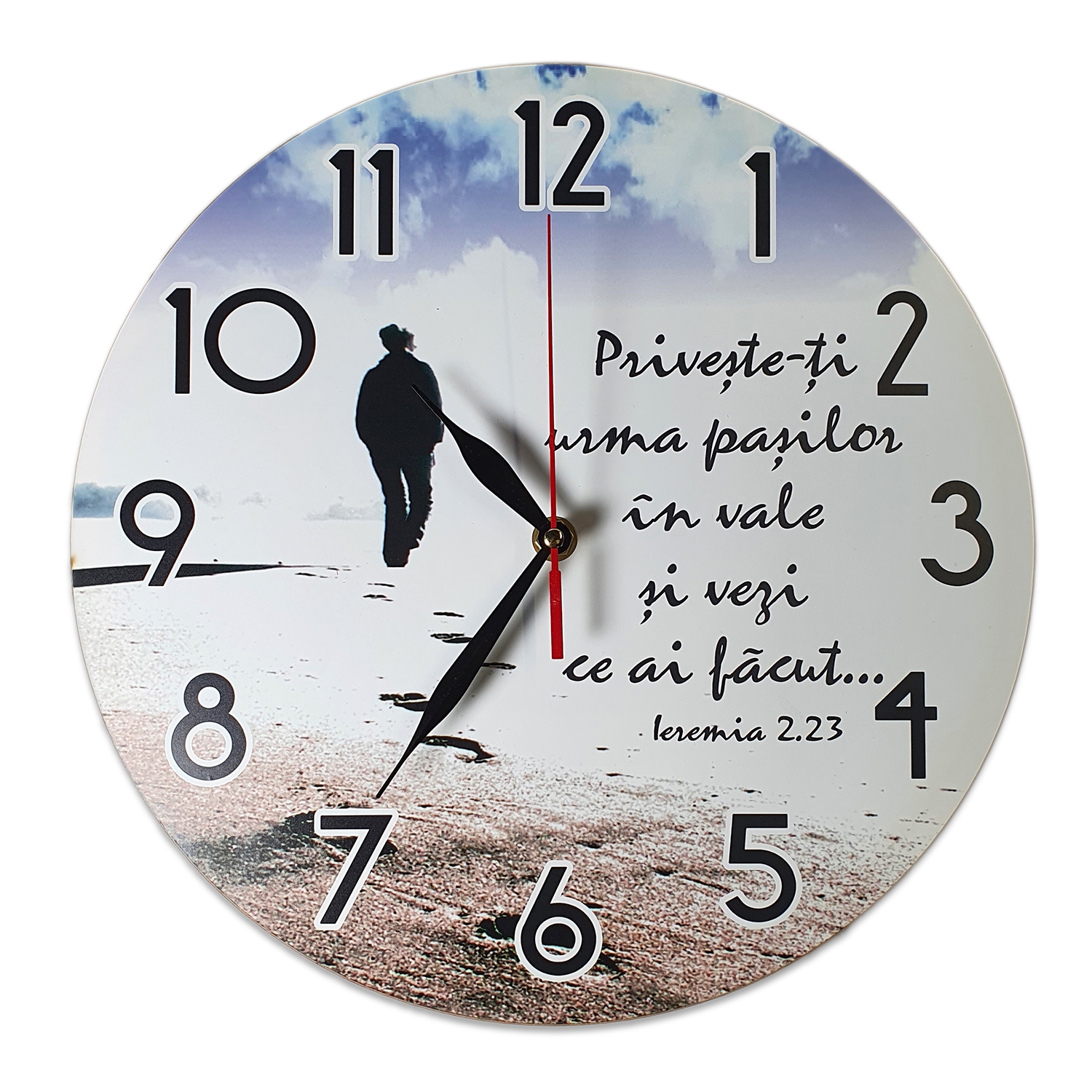 Ceas cu mesaj - Priveste-ti urma pasilor in vale... Ceas cu mesaj - Priveste-ti urma pasilor in vale...