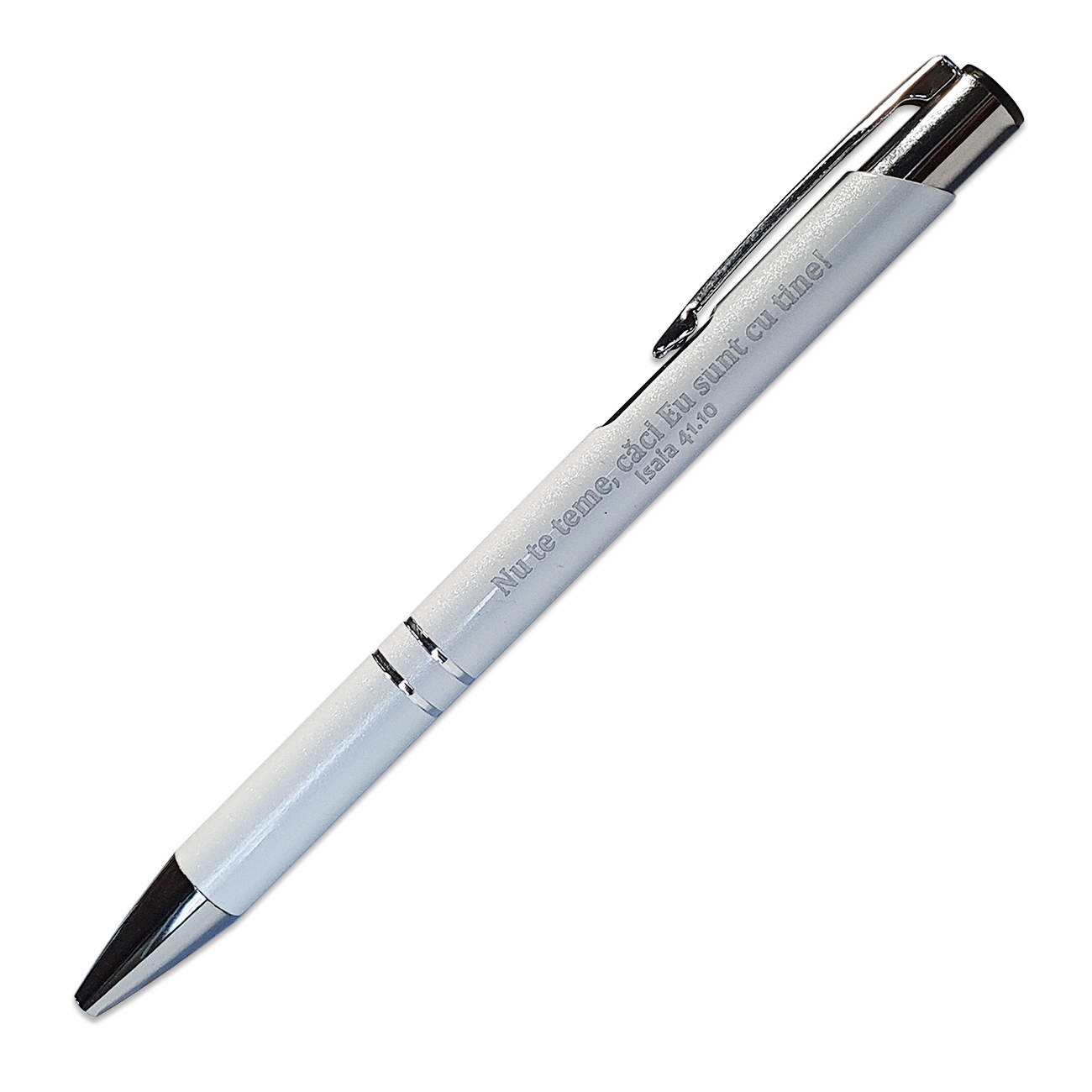 Pix cu mesaj crestin - " Nu te teme, căci Eu sunt cu tine!" (alb)