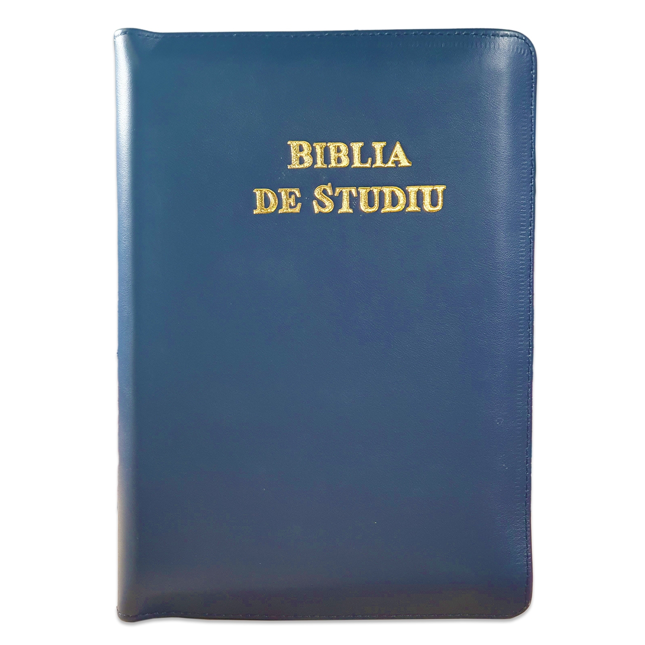 Biblia de studiu Andrews, explicatii+concordanta+harti,  mare, coperta piele, culoare bleumarin, fermoar Biblia de studiu Andrews, explicatii+concordanta+harti,  mare, coperta piele, culoare bleumarin, fermoar