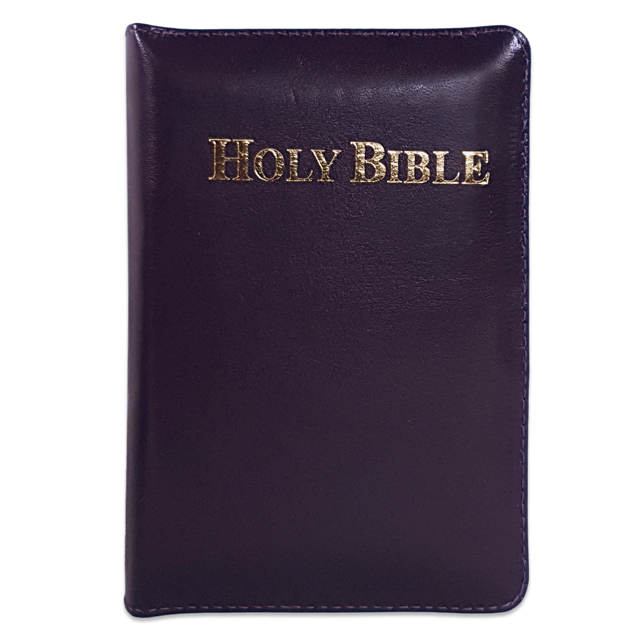 Biblia in lb. engleza, King James Version, mica, piele, mov inchis, aurita, fermoar, cuv. lui Isus cu rosu Biblia in lb. engleza, King James Version, mica, piele, mov inchis, aurita, fermoar, cuv. lui Isus cu rosu