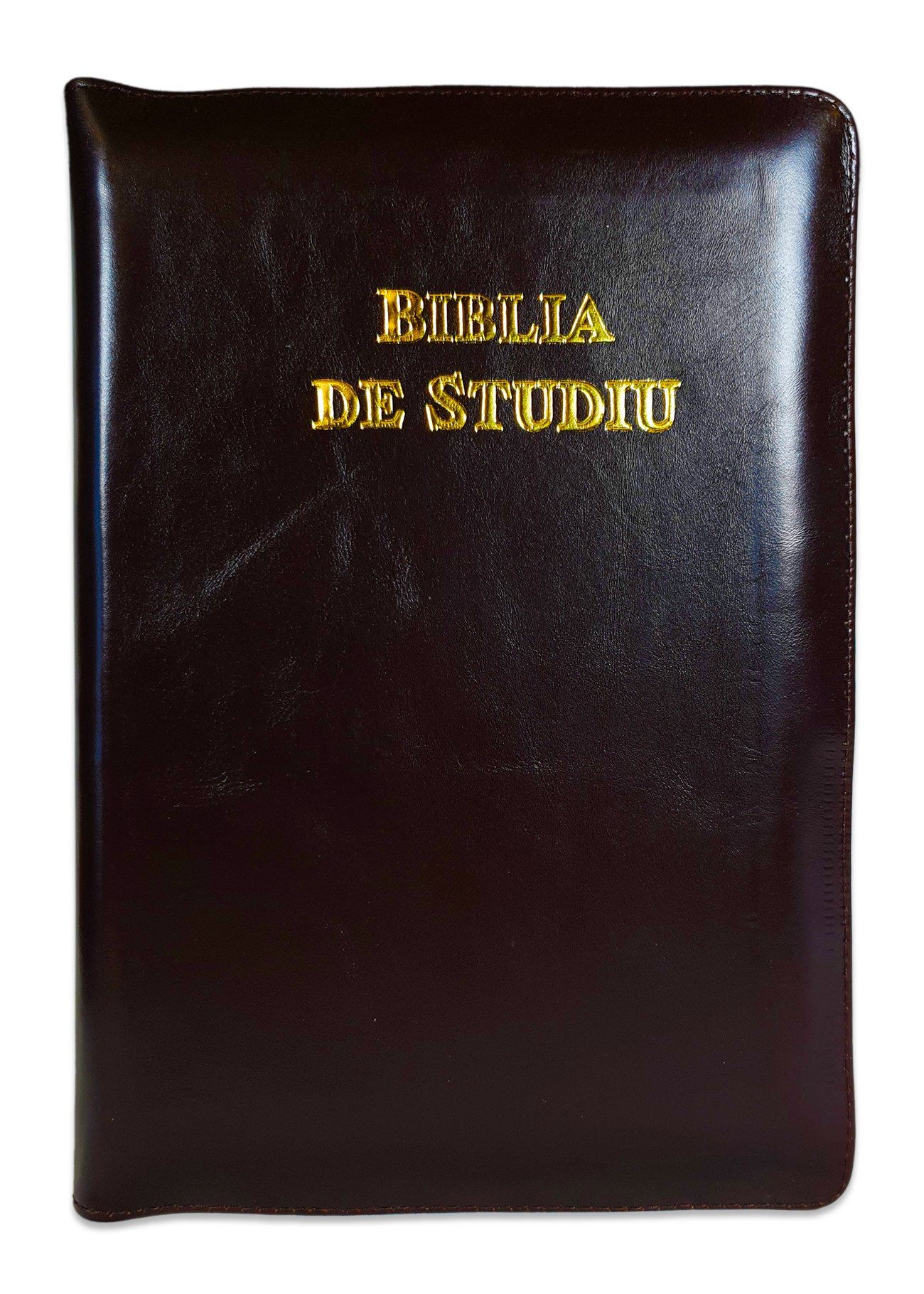 Biblia de studiu Andrews, explicatii+concordanta+harti,  mare, coperta piele, culoare maro inchis, fermoar Biblia de studiu Andrews, explicatii+concordanta+harti,  mare, coperta piele, culoare maro inchis, fermoar