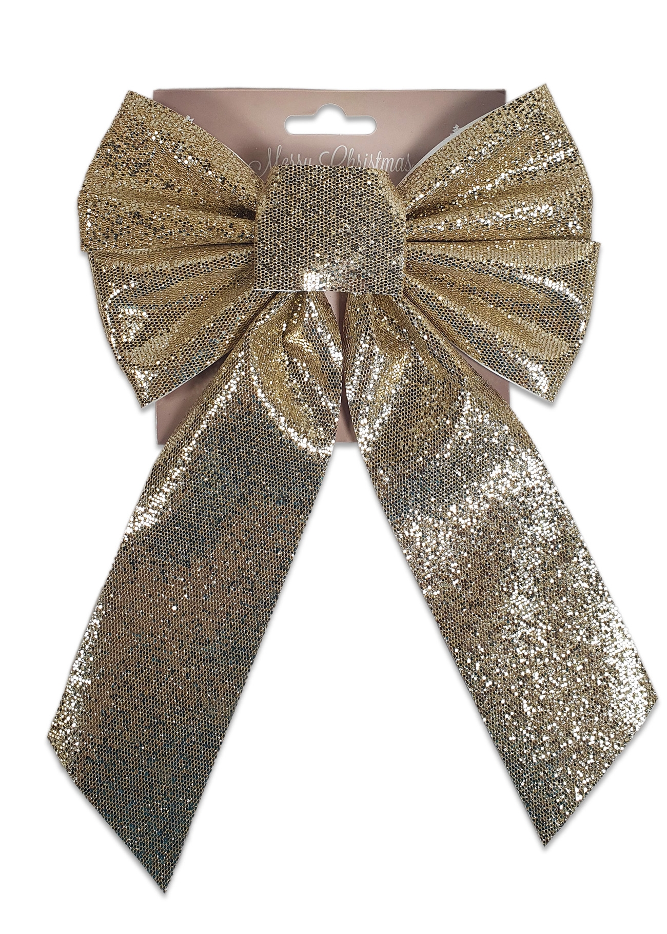 Fundita decorativa de craciun auriu ( 30 cm) Fundita decorativa de craciun auriu ( 30 cm)