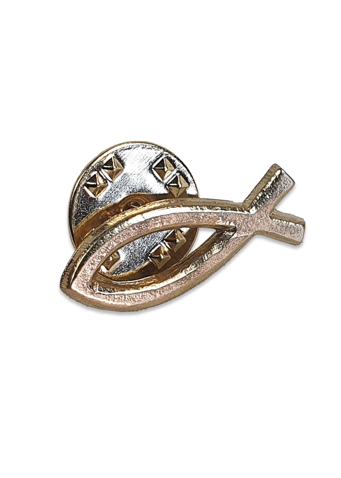 Insigna metalica, peste, aurie (2.1 x 0.8 cm) Insigna metalica, peste, aurie (2.1 x 0.8 cm)