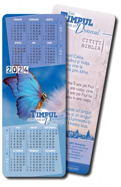 Calendar 2024 – semn de carte Calendar 2024 – semn de carte