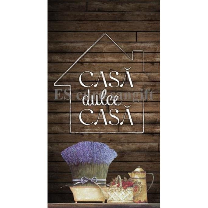 Tablou motivational ( 27x50 ) - Casa dulce casa