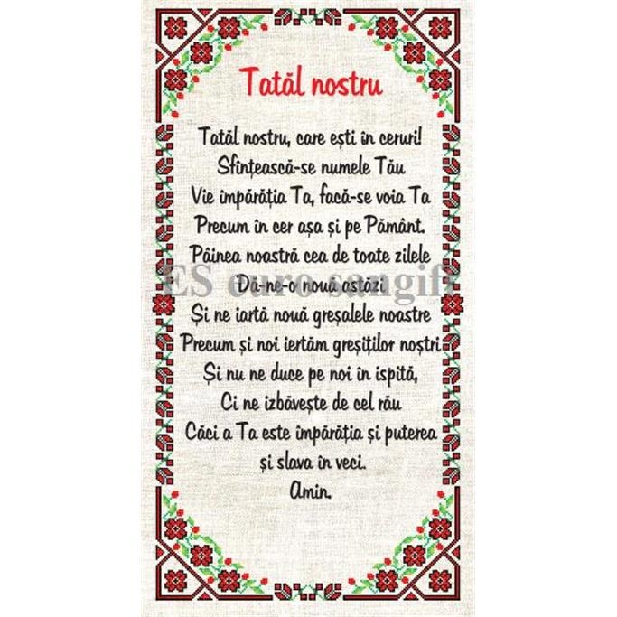 Tablou motivational ( 27x50 ) - Tatal nostru Tablou motivational ( 27x50 ) - Tatal nostru