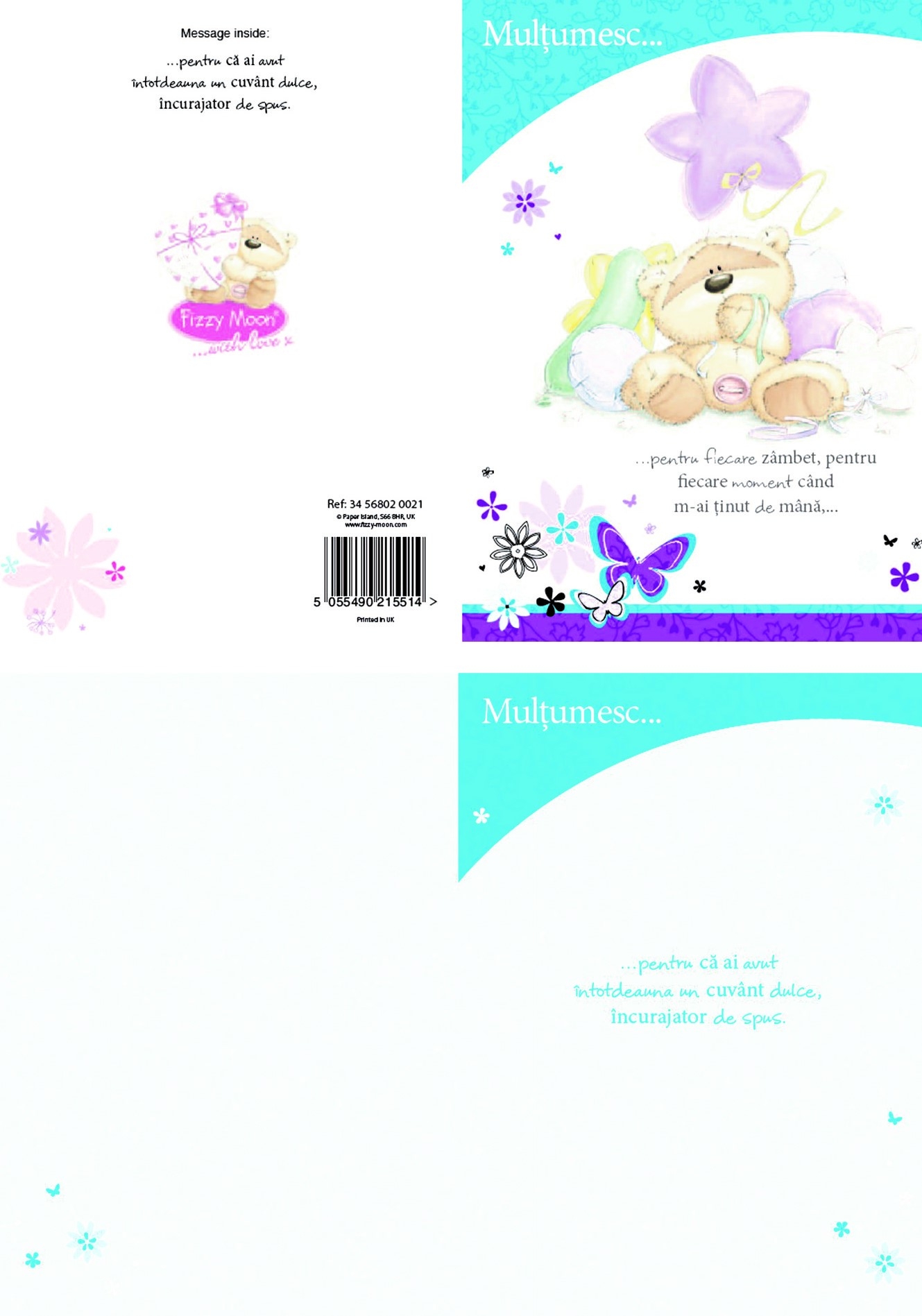 Felicitare - Multumesc, pentru fiecare zambet Felicitare - Multumesc, pentru fiecare zambet