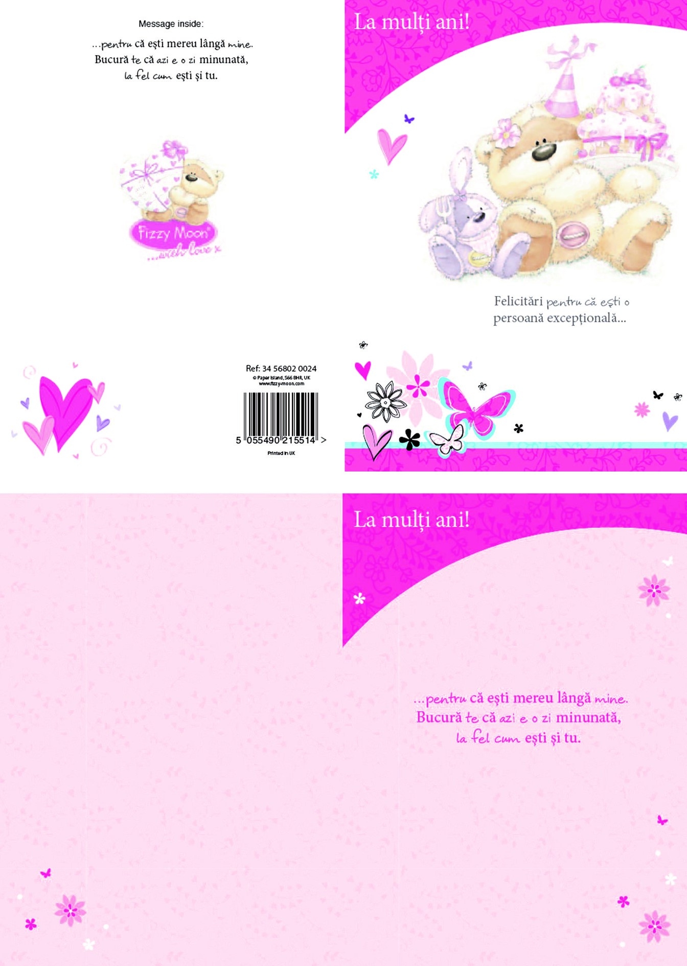 Felicitare - La multi ani, Felicitari pentru ca esti o persoana exceptionala