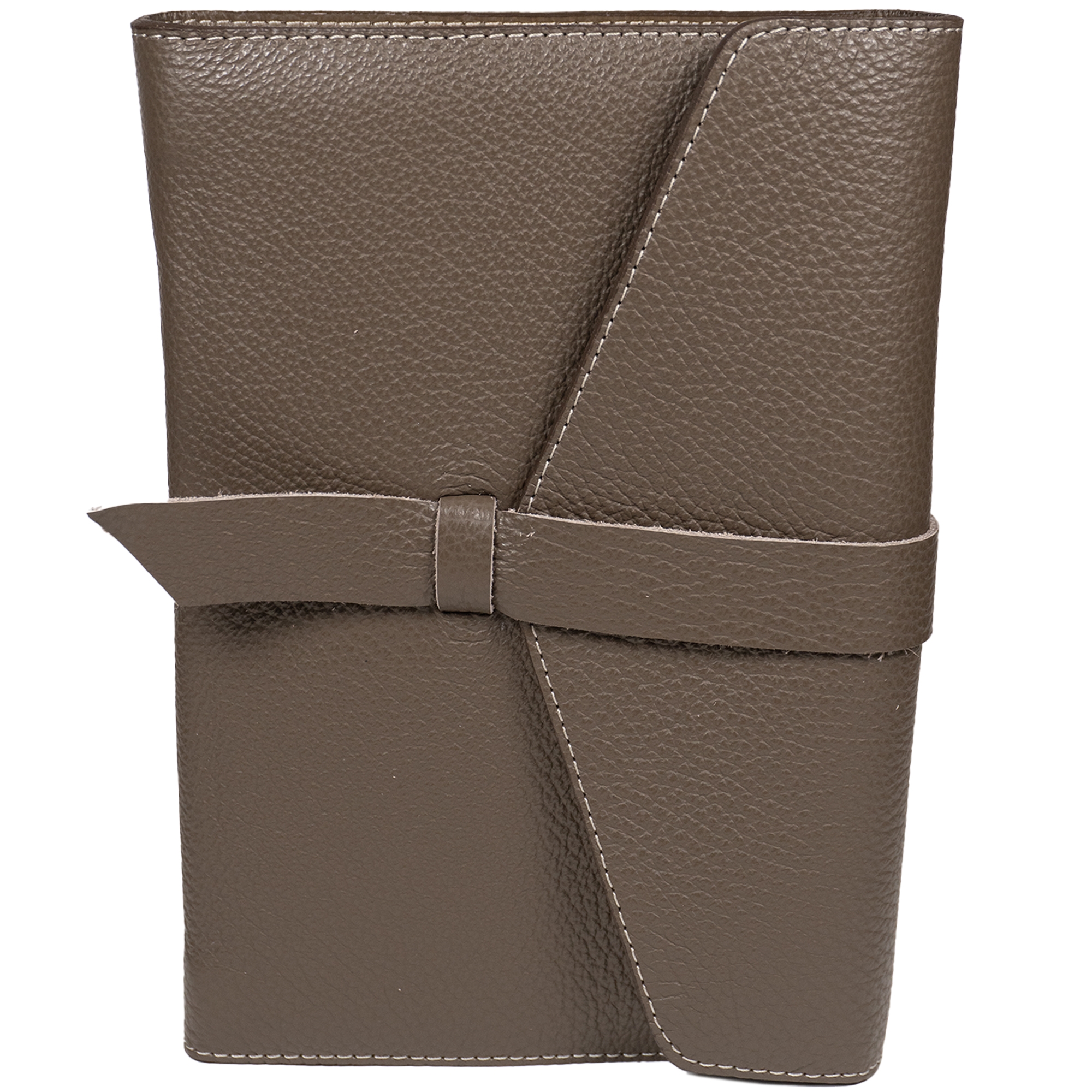 Biblia marime medie, maro închis, piele, inchidere clapeta și baretă, margini aurii, index, cuv. lui Isus cu rosu [MAR 057 PCI]