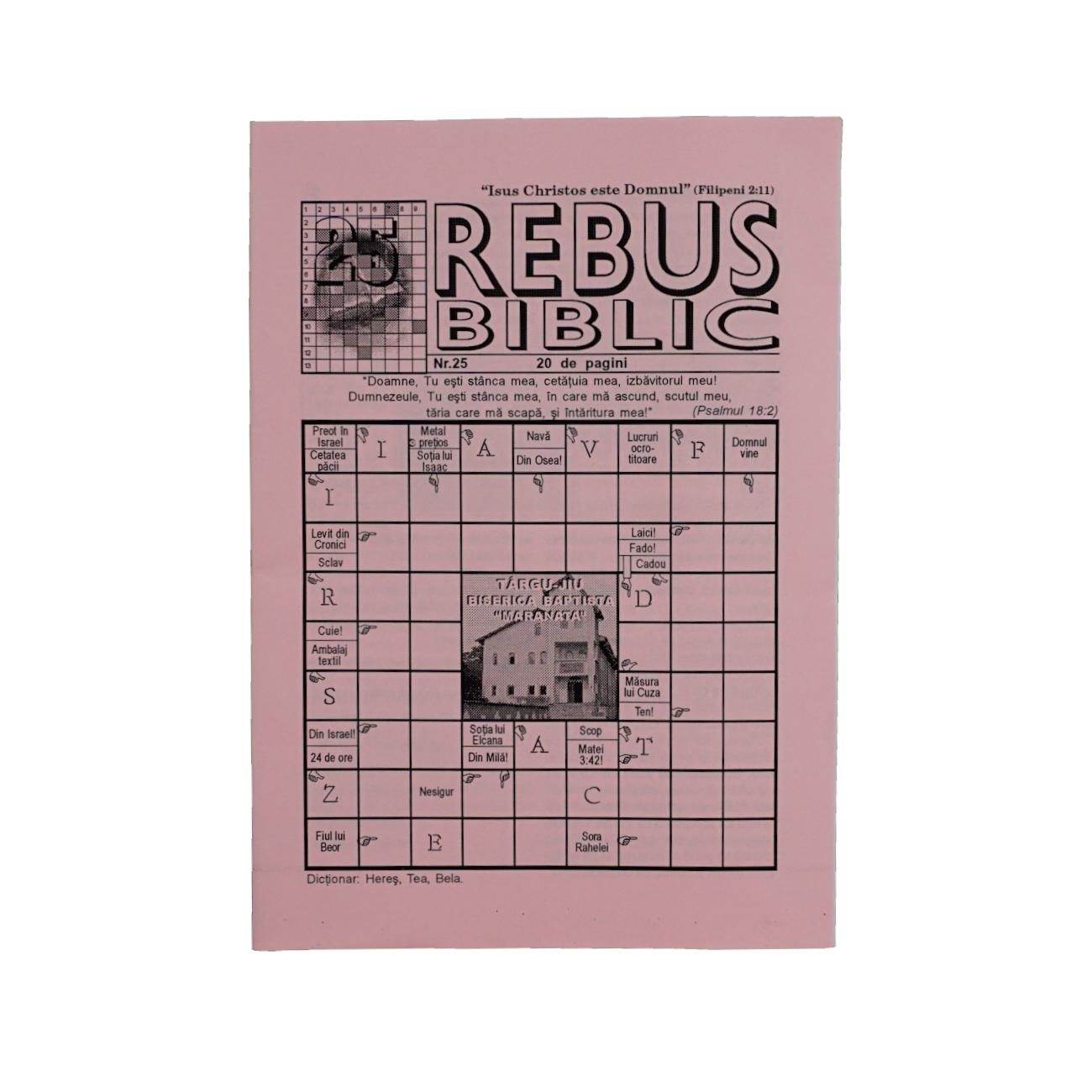 Rebus biblic - nr. 25 Rebus biblic - nr. 25