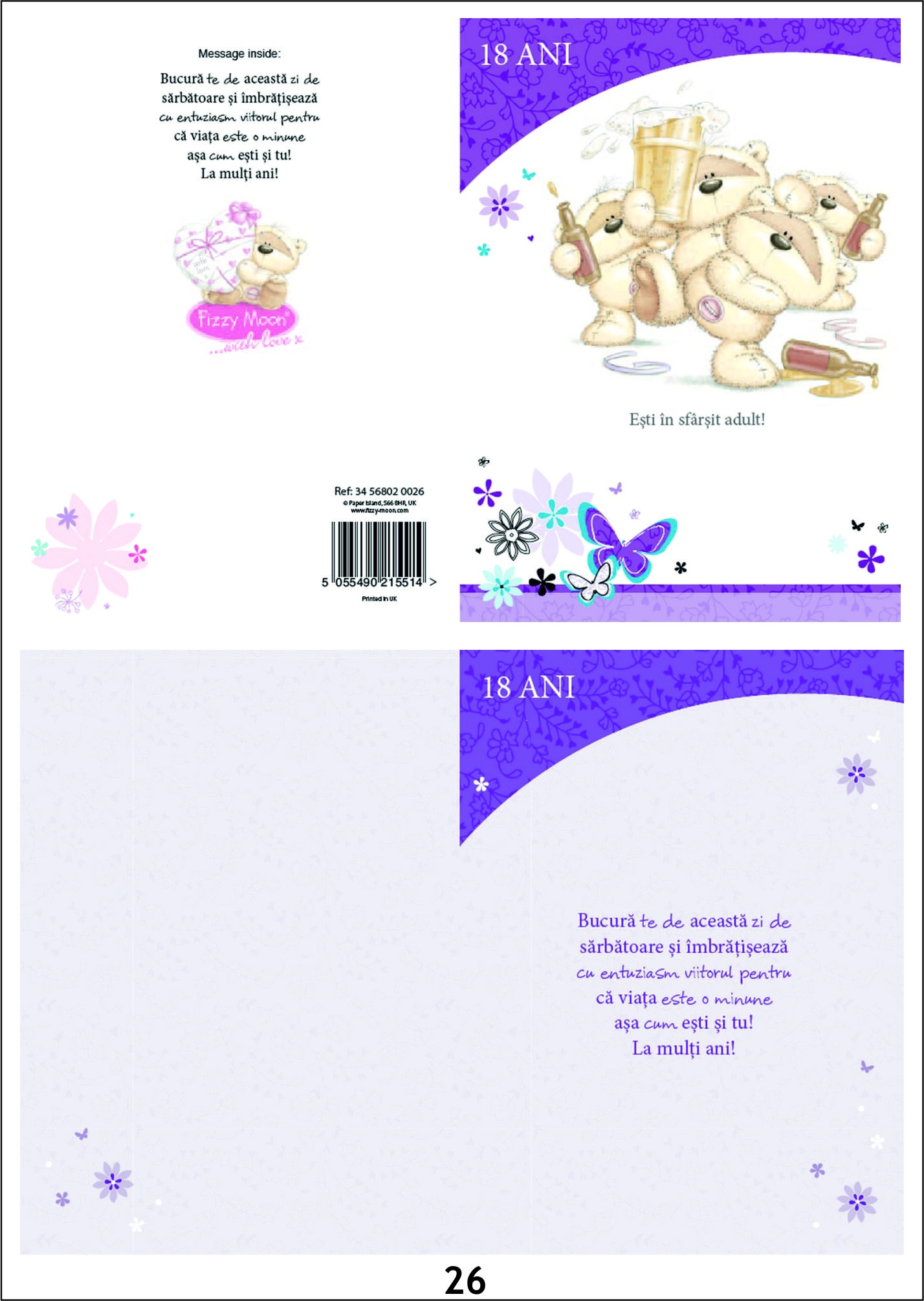 Felicitare - La multi ani 18, Esti in sfarsit adult Felicitare - La multi ani 18, Esti in sfarsit adult