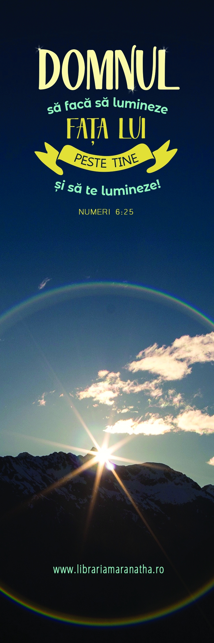 Semn de carte - Domnul sa faca sa lumineze fata Lui peste tine (38) Semn de carte - Domnul sa faca sa lumineze fata Lui peste tine (38)