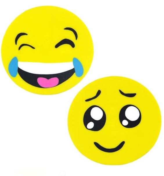 Radiera, 2 buc. - Emoticons