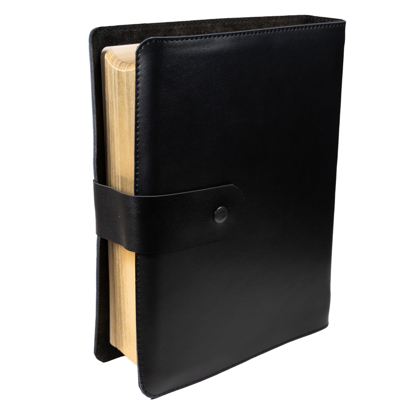 Biblia de studiu inductiv (trad. D. Cornilescu), piele naturala, neagră, cu baretă și capsă Biblia de studiu inductiv (trad. D. Cornilescu), piele naturala, neagră, cu baretă și capsă