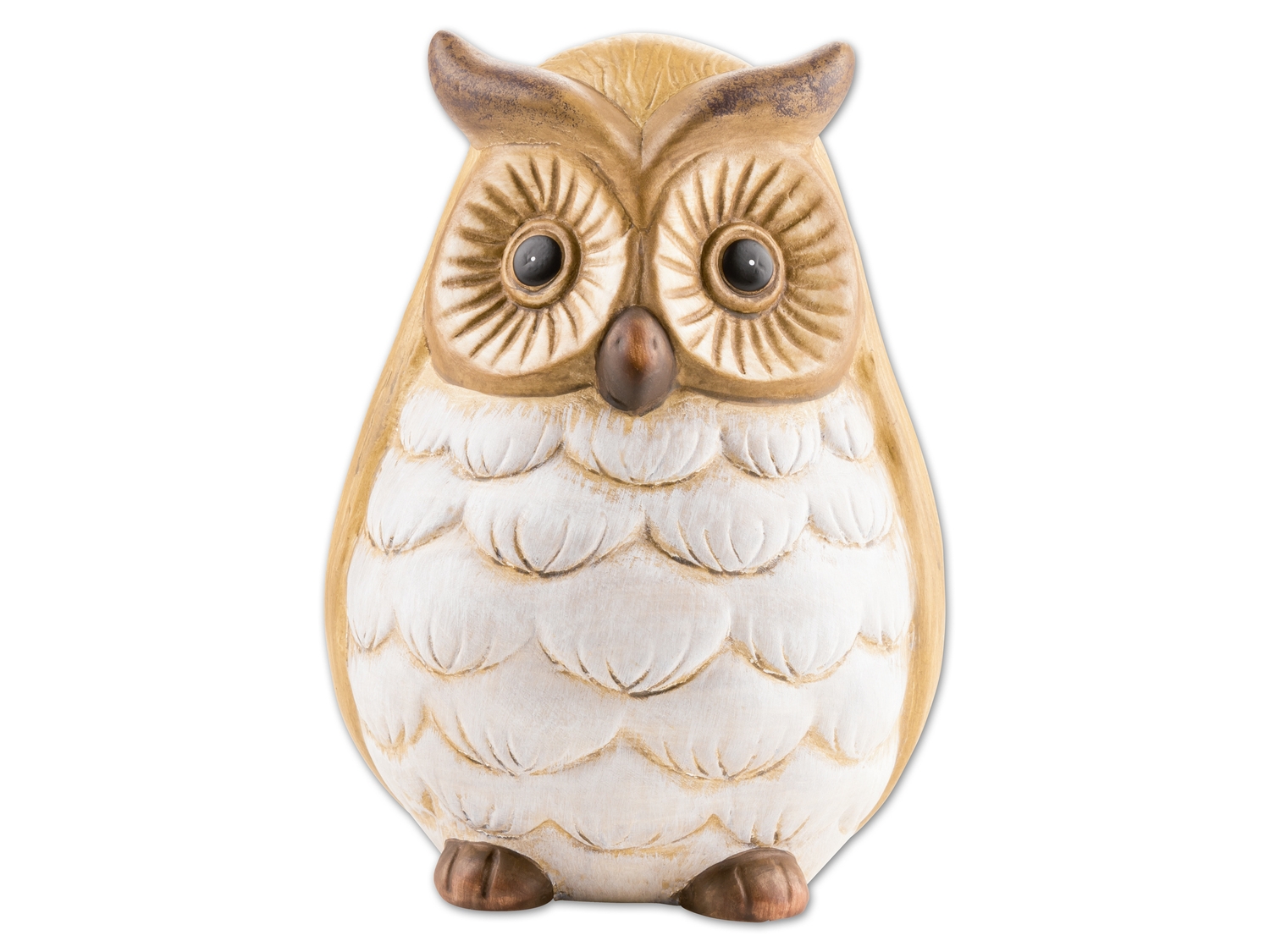 Figurina ceramica decorativa, pictata manual - Bufnita Figurina ceramica decorativa, pictata manual - Bufnita