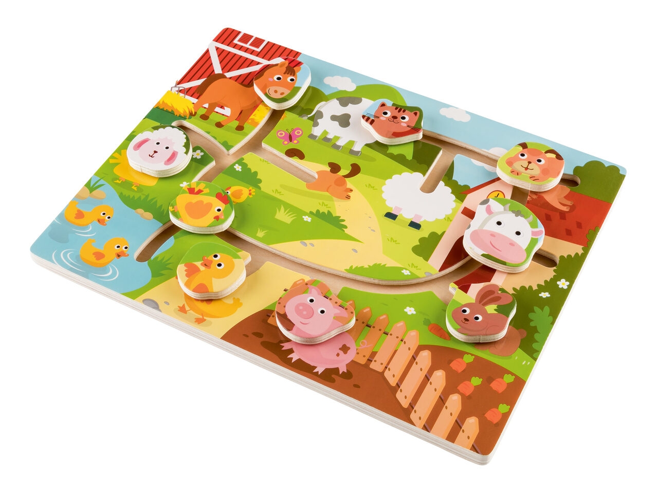 Joc labirint educativ cu animale  (2+) Joc labirint educativ cu animale  (2+)