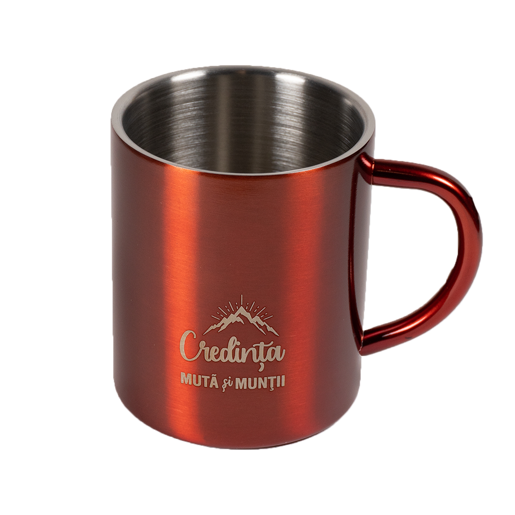 Cana metalica roșie - Credința mută și munții Cana metalica roșie - Credința mută și munții