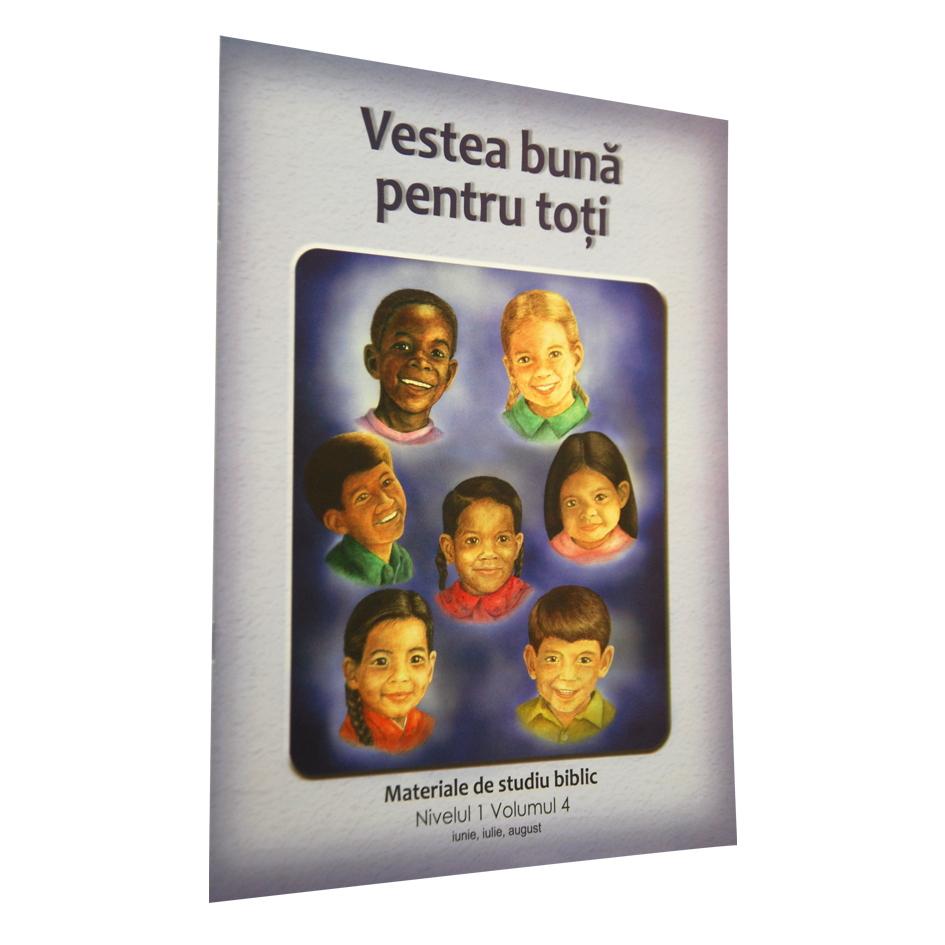 Niv.1 Vol.4 – Vestea bună pentru toți - Scoala Duminicala Niv.1 Vol.4 – Vestea bună pentru toți - Scoala Duminicala
