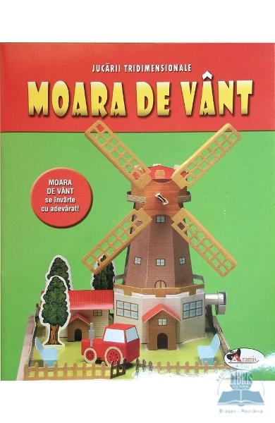 Moara de vant - Carte cu jucarii tridimensionale pentru copii (5-7 ani)