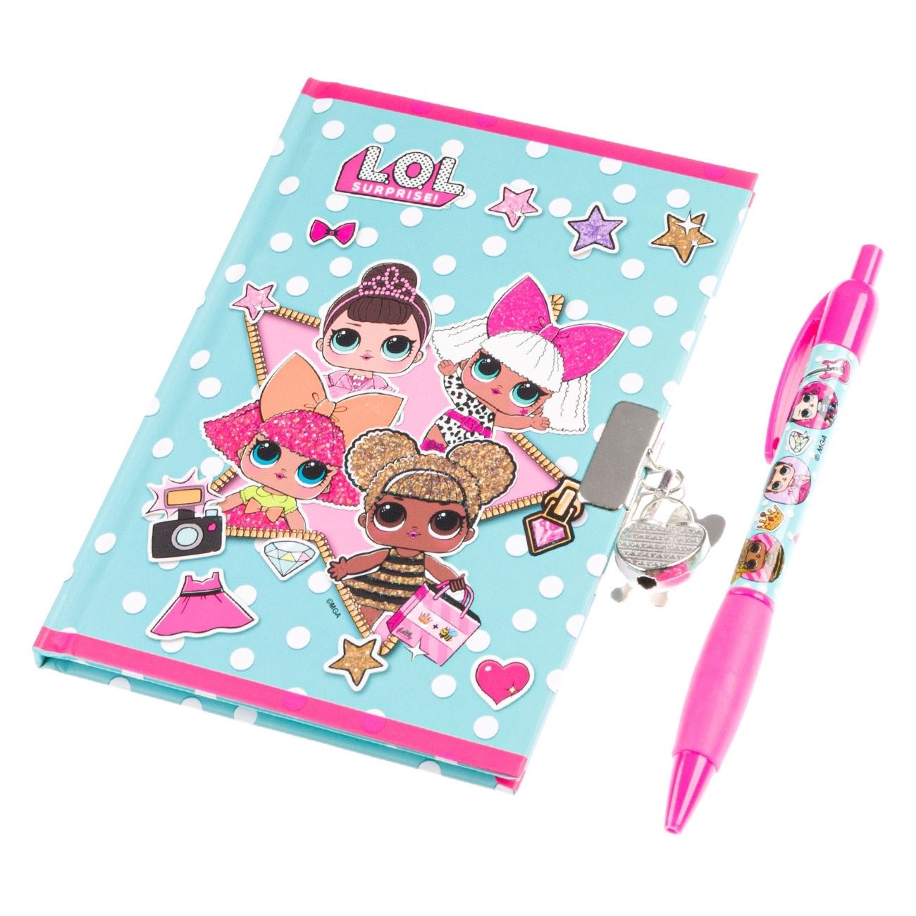 Carnetel A6 lacat + pix - LOL surprise Carnetel A6 lacat + pix - LOL surprise