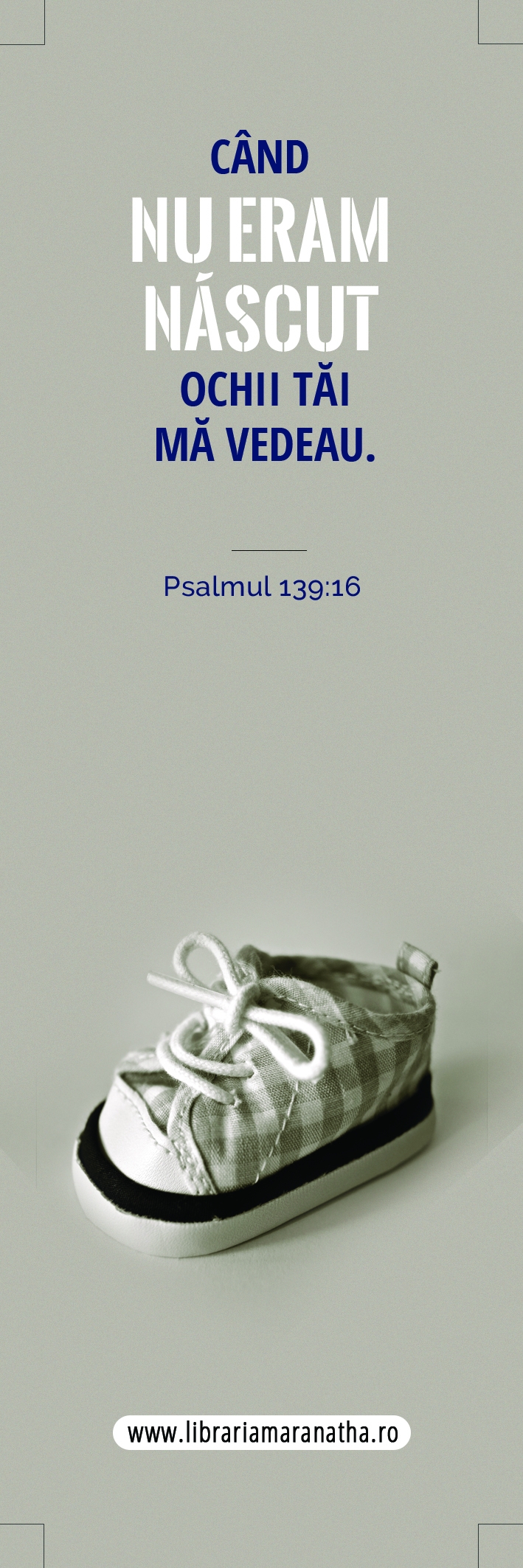 Semn de carte - Cand nu eram nascut ochii Tai ma vedeau (28)