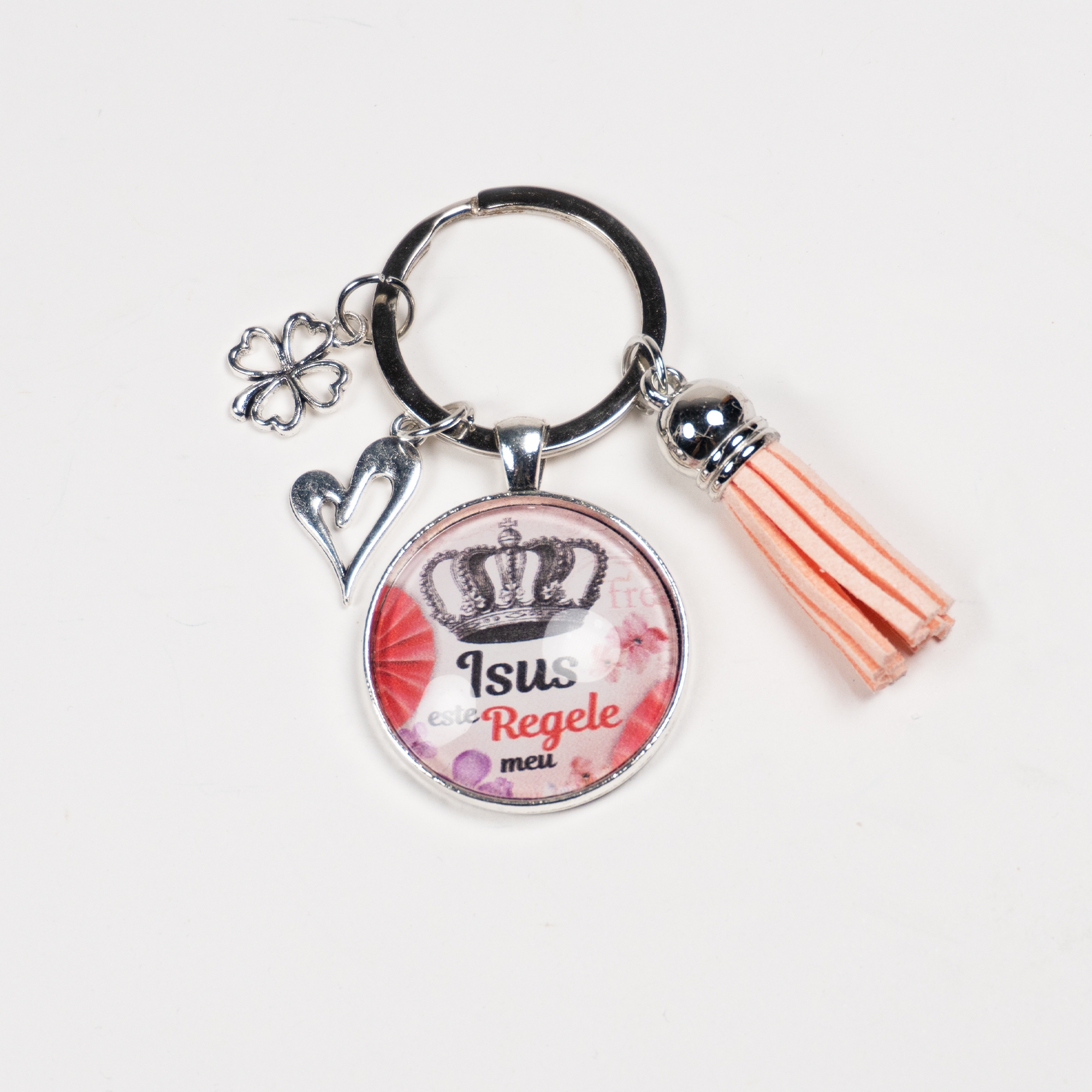 Breloc cu mesaj crestin - Isus este Regele meu. Breloc cu mesaj crestin - Isus este Regele meu.