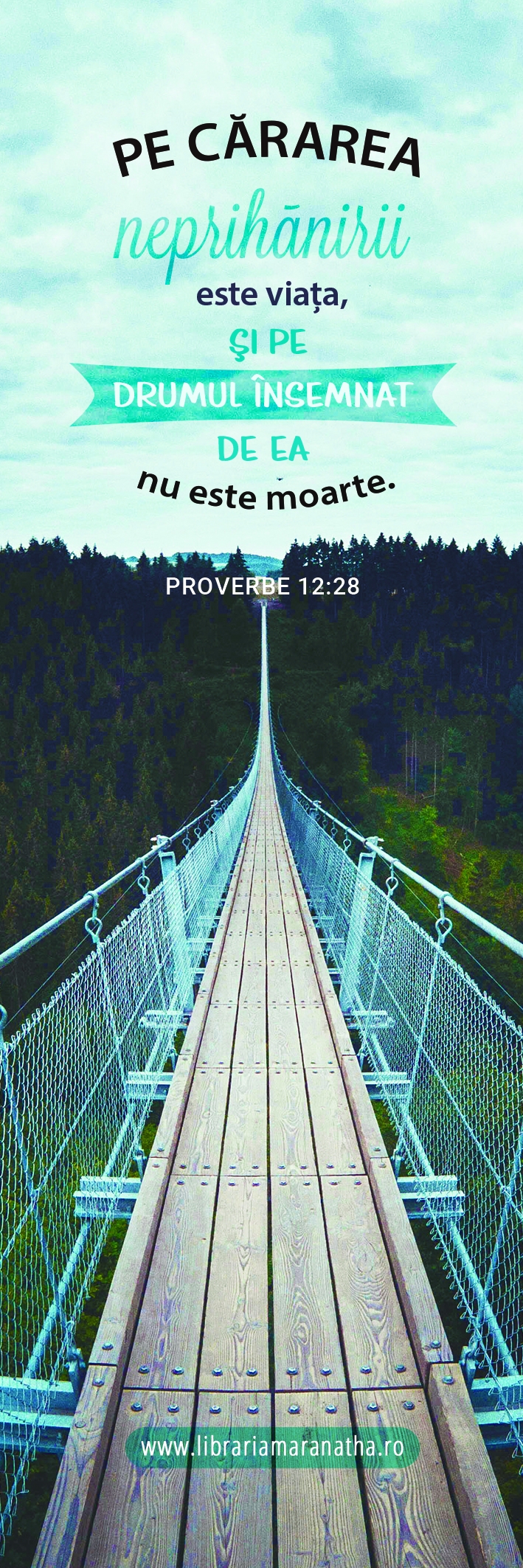 Semn de carte - Pe cararea neprihanirii este viata (7)
