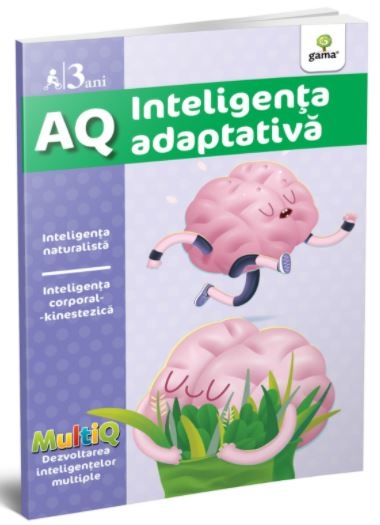 AQ, 3 ani - Inteligenta adaptiva - Carte cu activitati pentru copii (3-4 ani) AQ, 3 ani - Inteligenta adaptiva - Carte cu activitati pentru copii (3-4 ani)