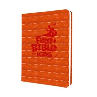 Biblia de studiu pentru copii in limba engleză - Fire Bible For Kids Hardcover Flex Cover