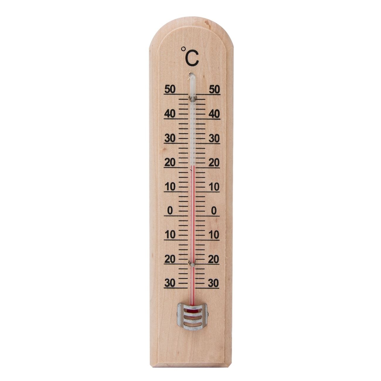 Termometru de perete din lemn (19 cm) Termometru de perete din lemn (19 cm)
