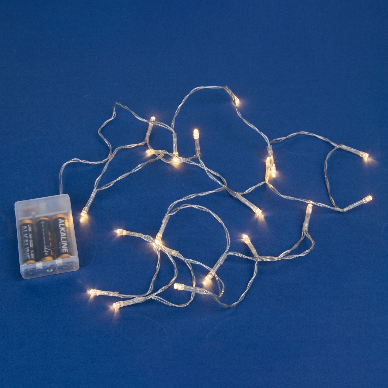 Instalatie pentru brad, cu 20 de leduri albe (2.2 m) Instalatie pentru brad, cu 20 de leduri albe (2.2 m)