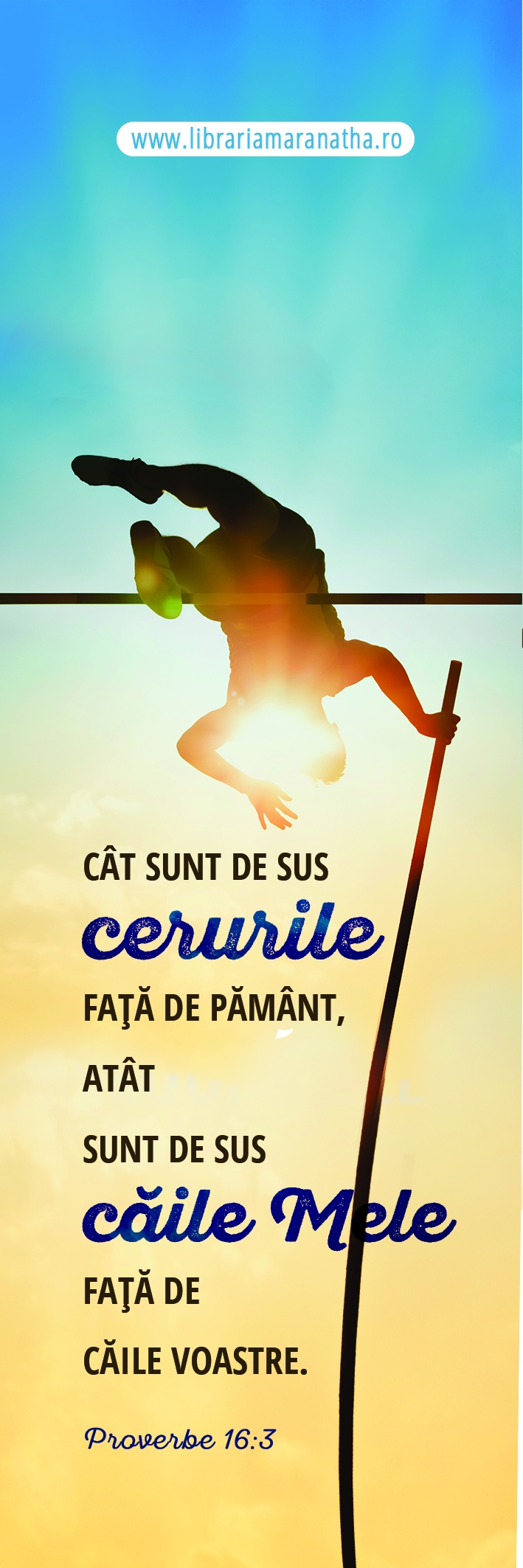 Semn de carte - Cat sunt de sus cerurile fata de pamant (65) Semn de carte - Cat sunt de sus cerurile fata de pamant (65)
