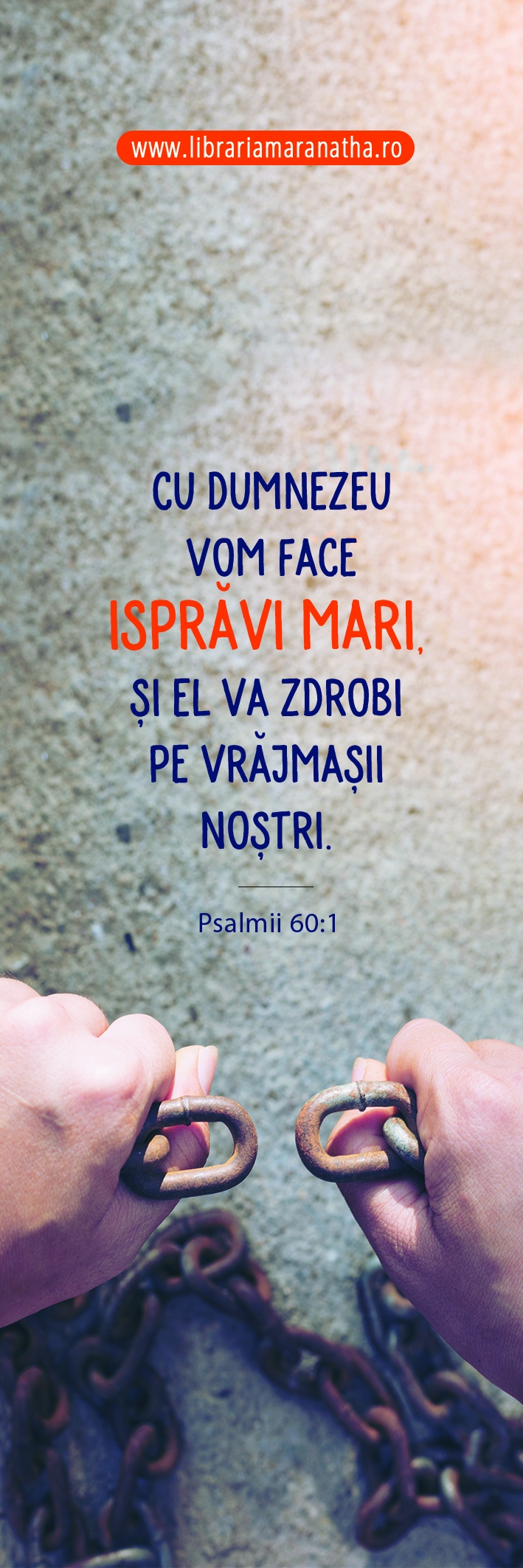 Semn de carte - Cu Dumnezeu vom face ispravi mari (50) Semn de carte - Cu Dumnezeu vom face ispravi mari (50)