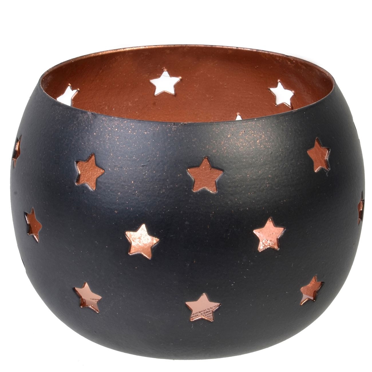 Ornament de Craciun - Suport pentru lumanare cu stele perforate Ornament de Craciun - Suport pentru lumanare cu stele perforate