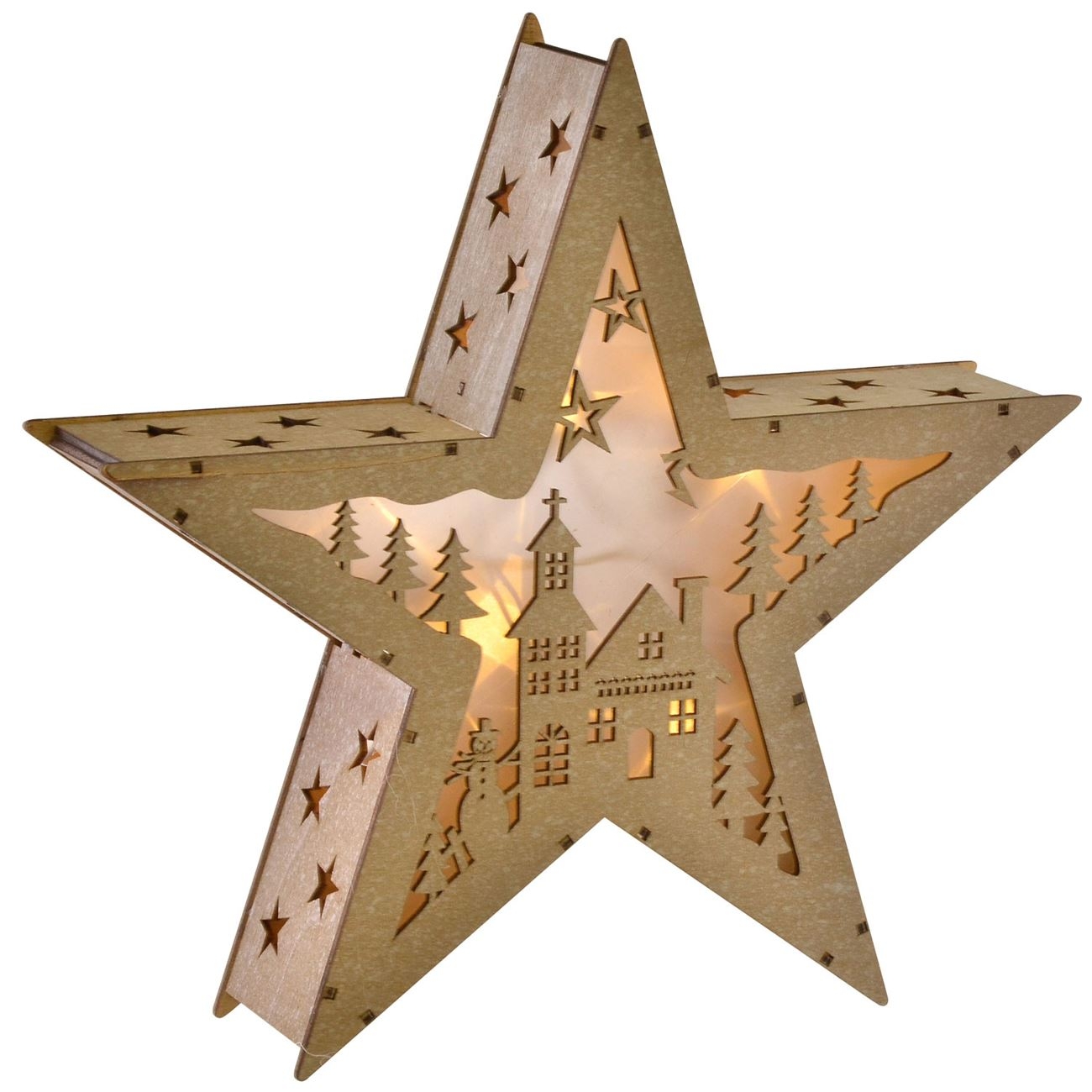 Ornament de Craciun - Stea decorativa cu leduri Ornament de Craciun - Stea decorativa cu leduri