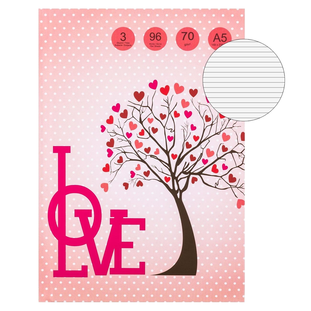 Carnet A5, Love Carnet A5, Love