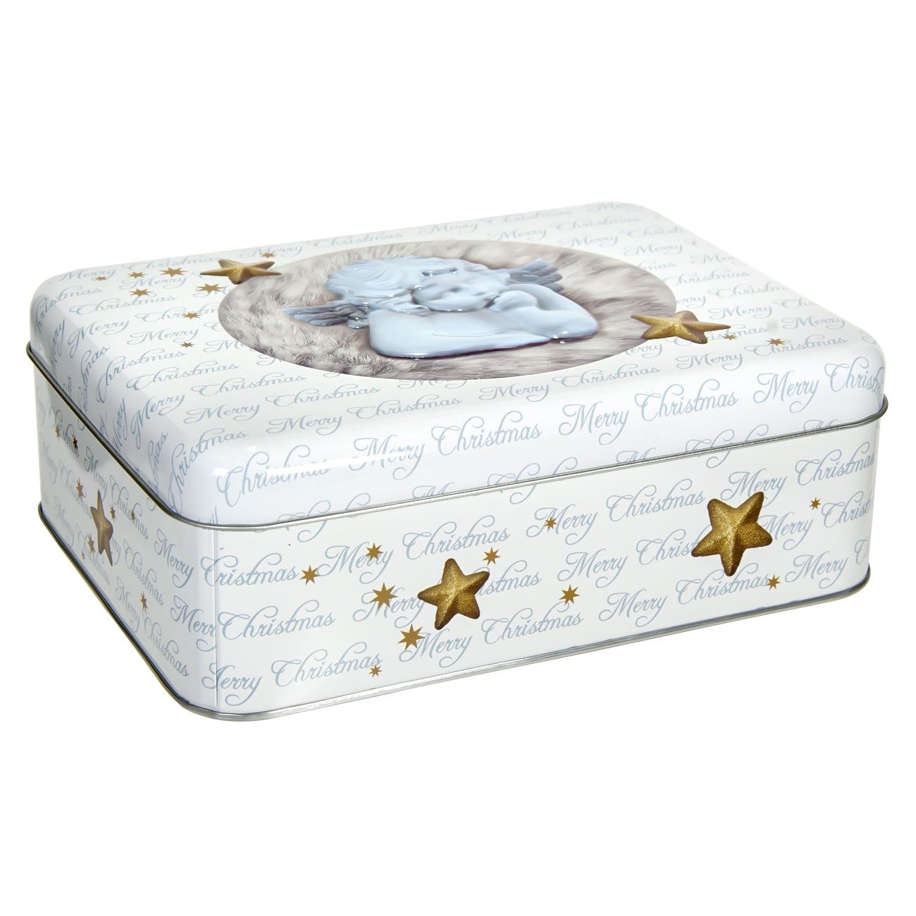 Cutie metalica - Merry Christmas (20 x 15 x 7 cm) Cutie metalica - Merry Christmas (20 x 15 x 7 cm)