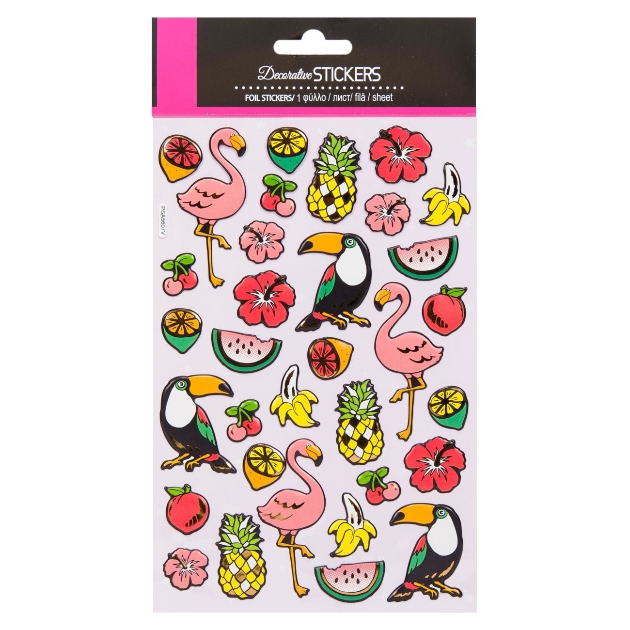 Autocolante - Fructe, Flamingo, 33 buc. (3+) Autocolante - Fructe, Flamingo, 33 buc. (3+)