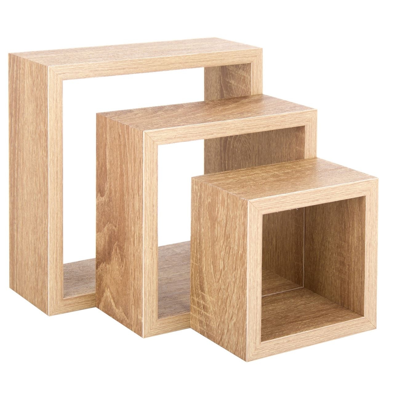 Rafturi din lemn patrate Rafturi din lemn patrate