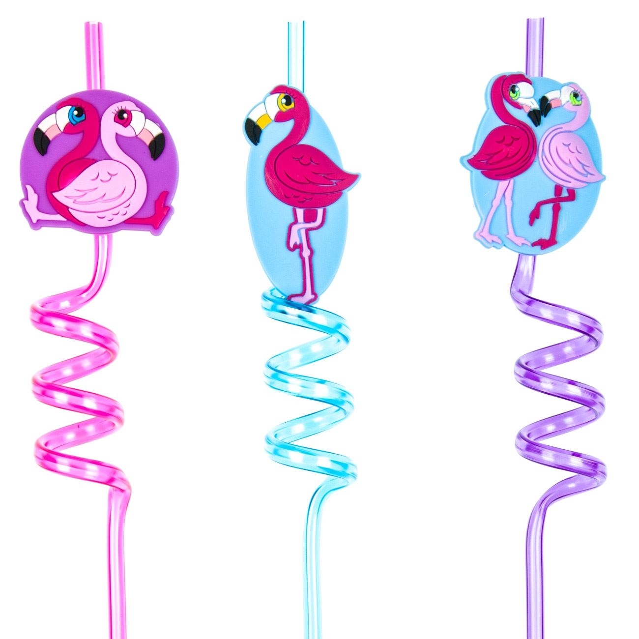 Accesorii vară - Pai 3 buc.- Flamingo Accesorii vară - Pai 3 buc.- Flamingo